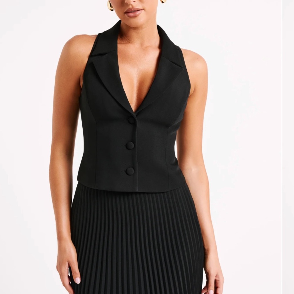 Meshki Mura Suiting vest black XS